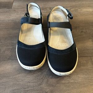 Black Mary Jane Flats